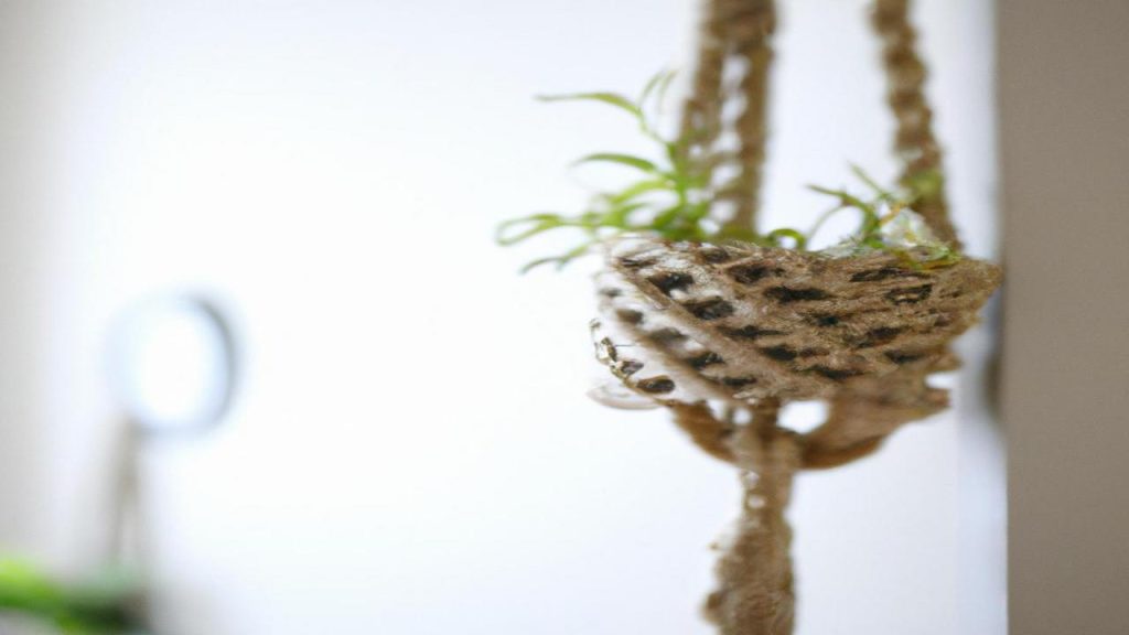 prosty kwietnik z makramy jak zrobić